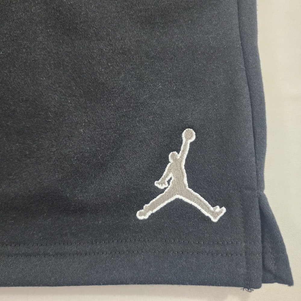 Jordan sweatshorts womens W 32 " black cotton pockets fleece DX9675-310 ladies - Picture 2 of 14